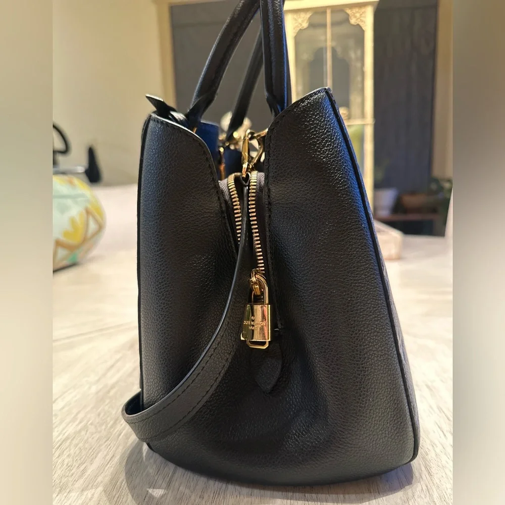 Black Louis Vuitton Montaigne MM Monogram Empriente - Picture 4 of 17